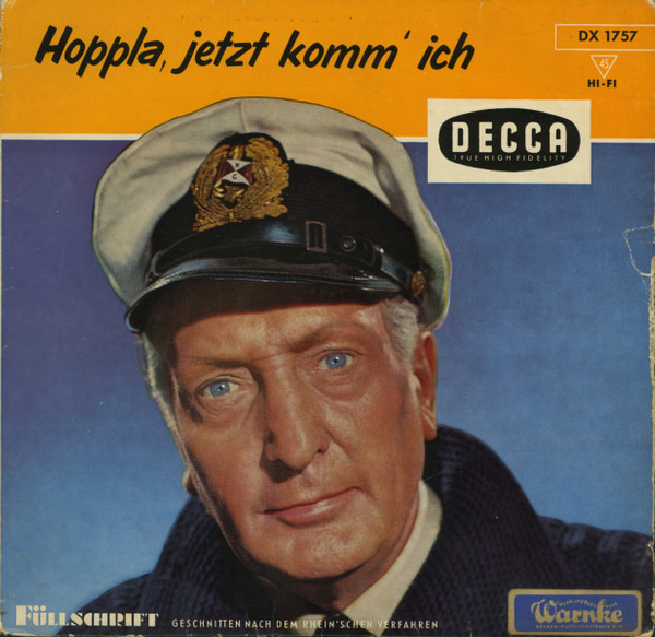 Cover Hans Albers - Hoppla, Jetzt Komm' Ich (7) Schallplatten Ankauf