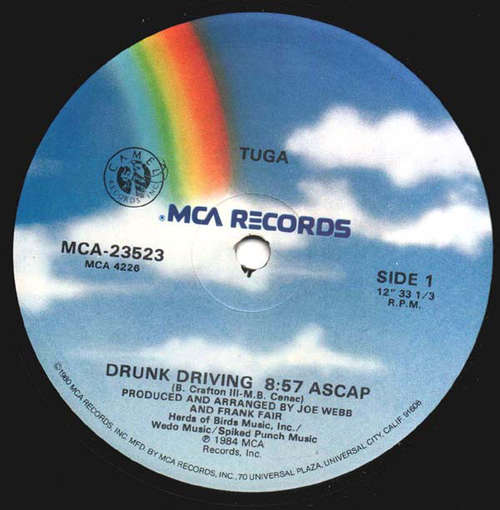 Cover Tuga - Drunk Driving (12) Schallplatten Ankauf