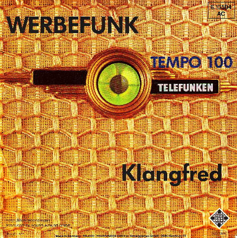 Cover Klangfred - Werbefunk / Tempo 100 (7, Single) Schallplatten Ankauf