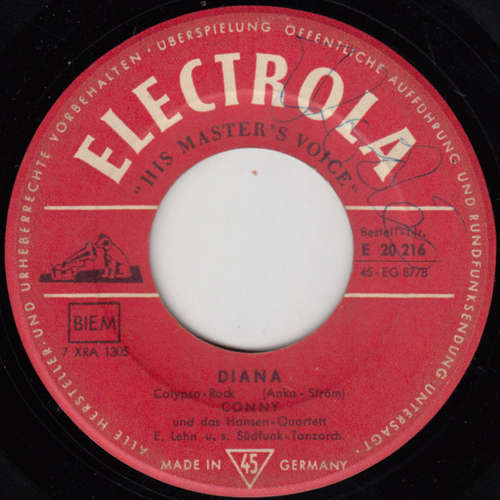 Bild Conny* - Diana / Teenager Susann (7, Single, RE) Schallplatten Ankauf