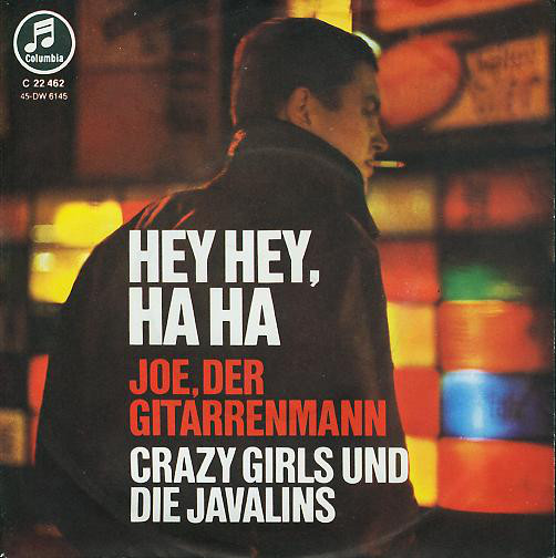 Cover Die Crazy Girls Und Die Javalins* - Hey Hey, Ha Ha / Joe, Der Gitarrenmann (7, Single) Schallplatten Ankauf