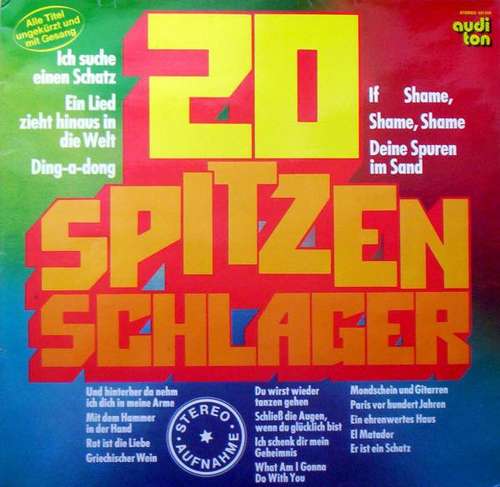 Cover Unknown Artist - 20 Spitzenschlager (LP, Comp) Schallplatten Ankauf