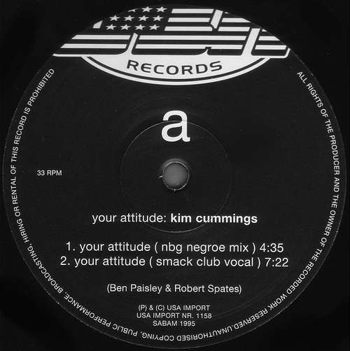 Cover Kim Cummings - Your Attitude (12) Schallplatten Ankauf