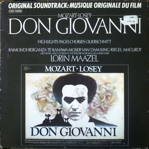 Cover Mozart* - Lorin Maazel And Orchestra And Chorus Of The Paris Opera* - Don Giovanni - Highlights, Pages Choisies, Querschnitt (LP) Schallplatten Ankauf