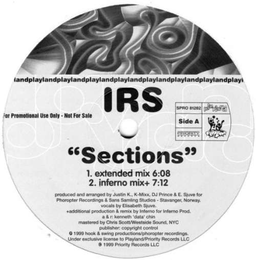 Cover IRS - Sections (12) Schallplatten Ankauf