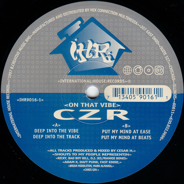 Cover CZR - On That Vibe (12) Schallplatten Ankauf