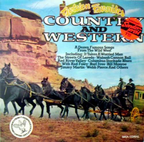 Cover Various - Golden Favorites - Country And Western (LP, Comp) Schallplatten Ankauf