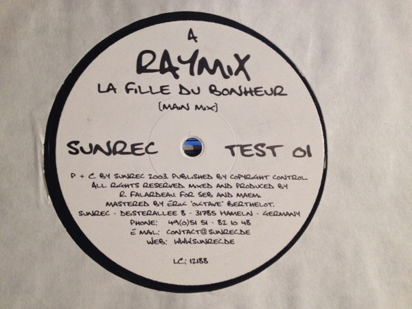 Cover Raymix - La Fille Du Bonheur (12, EP, Maxi, TP) Schallplatten Ankauf