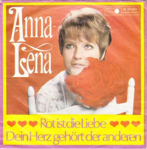 Cover Anna-Lena* - Rot Ist Die Liebe (7, Single) Schallplatten Ankauf