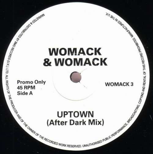 Cover Womack & Womack - Uptown (After Dark Mix) (12, Promo) Schallplatten Ankauf