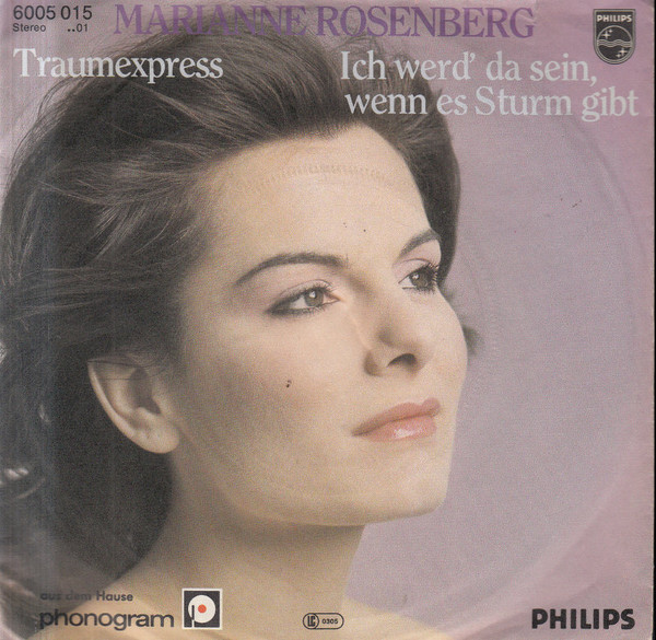 Cover Marianne Rosenberg - Traumexpress / Ich Werd' Da Sein, Wenn Es Sturm Gibt (7, Single) Schallplatten Ankauf