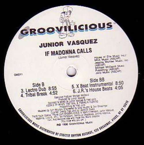 Cover Junior Vasquez - If Madonna Calls (2x12) Schallplatten Ankauf
