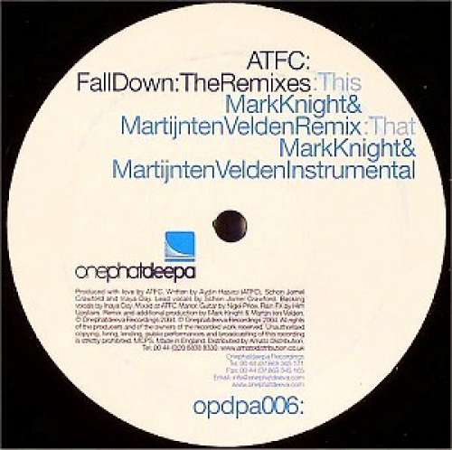 Bild ATFC - Fall Down (The Remixes) (12) Schallplatten Ankauf