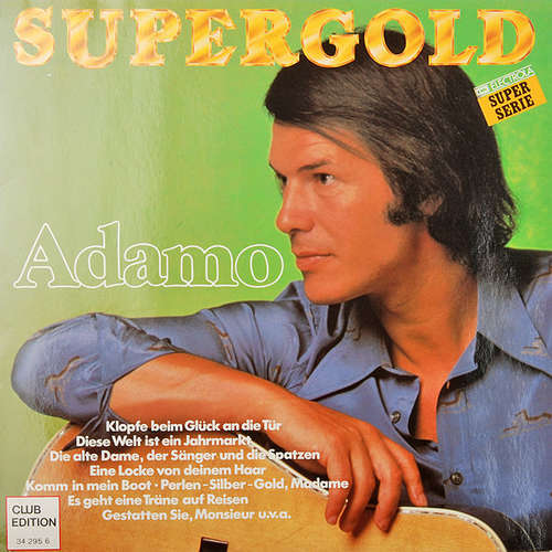 Cover Adamo - Supergold (LP, Comp, Club) Schallplatten Ankauf