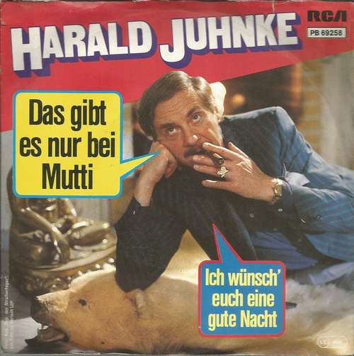 Cover Harald Juhnke - Das Gibt Es Nur Bei Mutti (7, Single) Schallplatten Ankauf