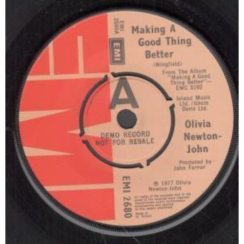 Cover Olivia Newton-John - Making A Good Thing Better (7, Single, Promo) Schallplatten Ankauf