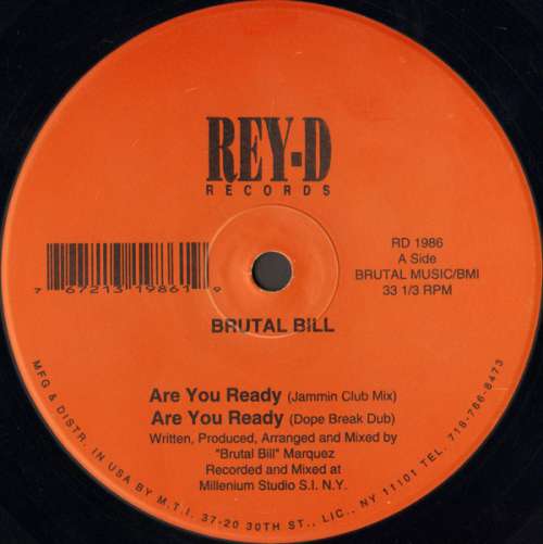 Cover Brutal Bill - Are You Ready / Heaven (12) Schallplatten Ankauf