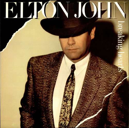 Cover Elton John - Breaking Hearts (LP, Album) Schallplatten Ankauf