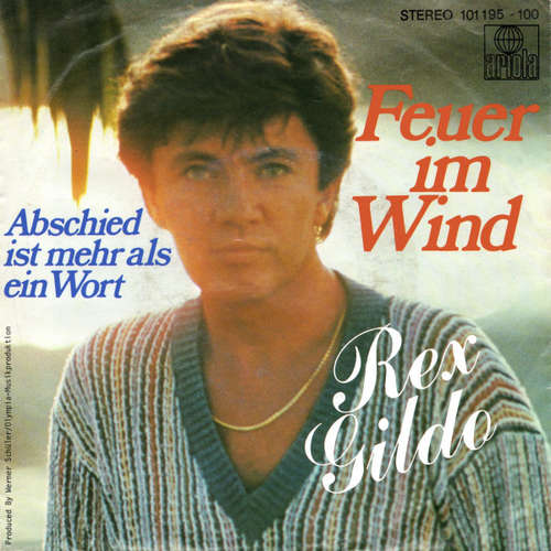 Cover Rex Gildo - Feuer Im Wind (7, Single) Schallplatten Ankauf