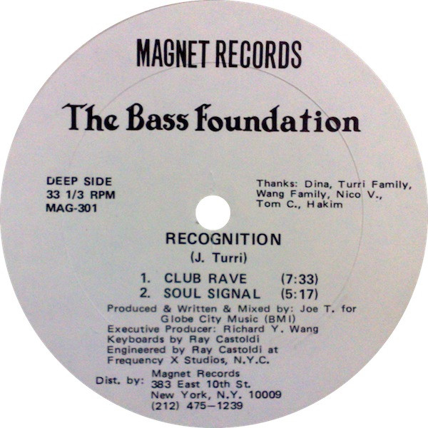 Cover The Bass Foundation - Recognition (12, Whi) Schallplatten Ankauf