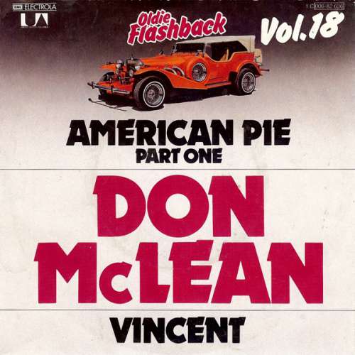 Cover Don McLean - American Pie / Vincent (7, Single) Schallplatten Ankauf