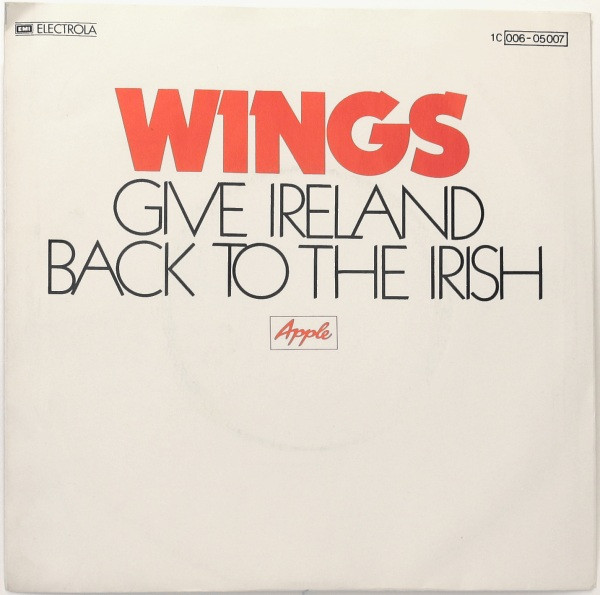 Cover Wings (2) - Give Ireland Back To The Irish (7, Single) Schallplatten Ankauf