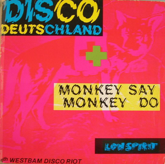Cover WestBam - Disco Deutschland / Monkey Say Monkey Do (12) Schallplatten Ankauf