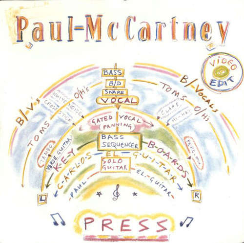 Cover Paul McCartney - Press (Video Edit) (7, Single) Schallplatten Ankauf