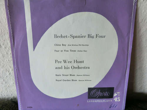 Bild Pee Wee Hunt And His Orchestra - Bechet-Spanier Big Four (7, Mono) Schallplatten Ankauf