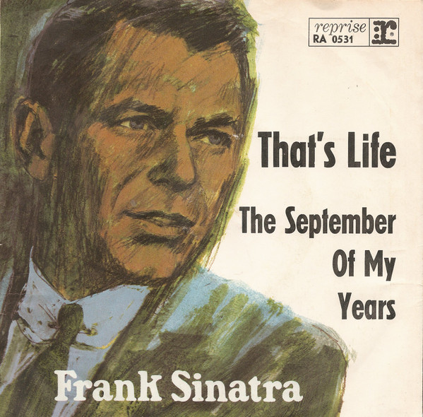 Cover Frank Sinatra - That's Life / The September Of My Years (7, Single) Schallplatten Ankauf