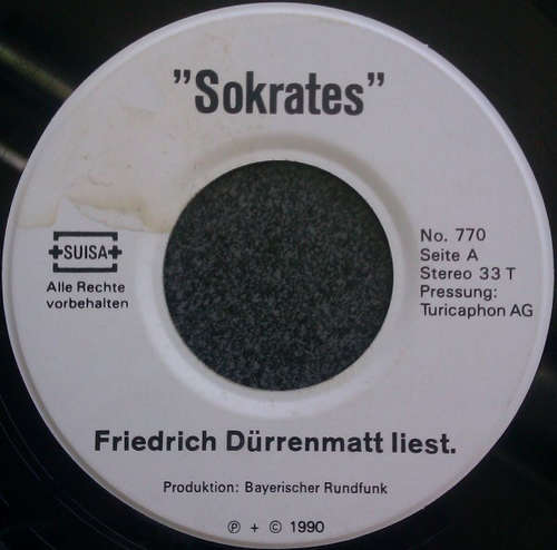 Cover Friedrich Dürrenmatt - Sokrates (7) Schallplatten Ankauf