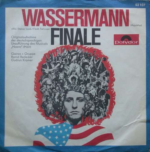 Cover Haare Ensemble - Wassermann / Finale (7, Single, Mono) Schallplatten Ankauf