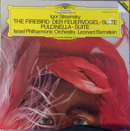 Cover Igor Stravinsky, Israel Philharmonic Orchestra, Leonard Bernstein - The Firebird • Der Feuervogel - Suite Pulcinella-suite (LP) Schallplatten Ankauf