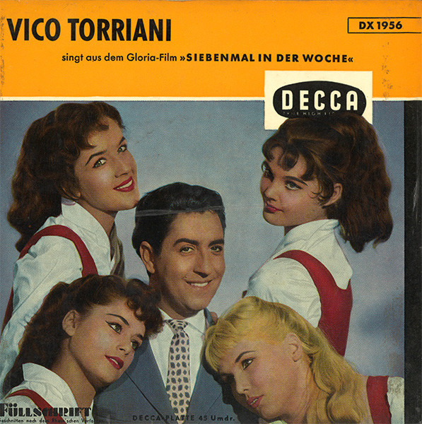 Cover Vico Torriani - Siebenmal In Der Woche (7, EP) Schallplatten Ankauf
