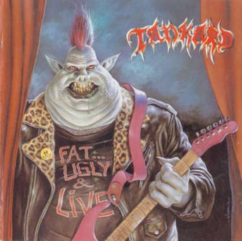 Cover Tankard - Fat, Ugly & Live (LP, Album, Gat) Schallplatten Ankauf