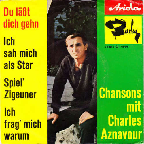 Cover Charles Aznavour - Chansons Mit Charles Aznavour (7, EP) Schallplatten Ankauf