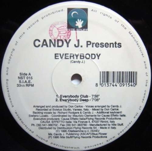 Cover Candy J - Everybody (12) Schallplatten Ankauf