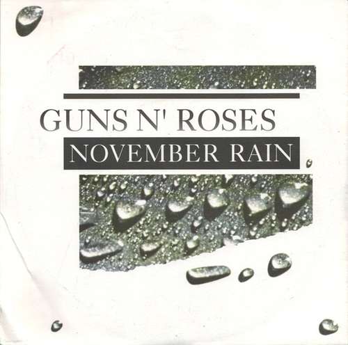 Cover Guns N' Roses - November Rain (7, Single) Schallplatten Ankauf