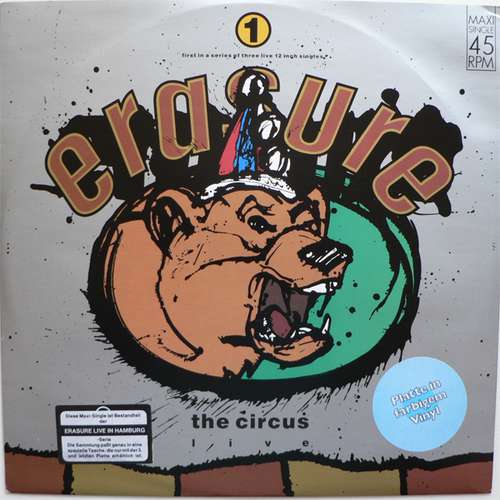 Cover Erasure - The Circus (Live) (12, Maxi, Whi) Schallplatten Ankauf