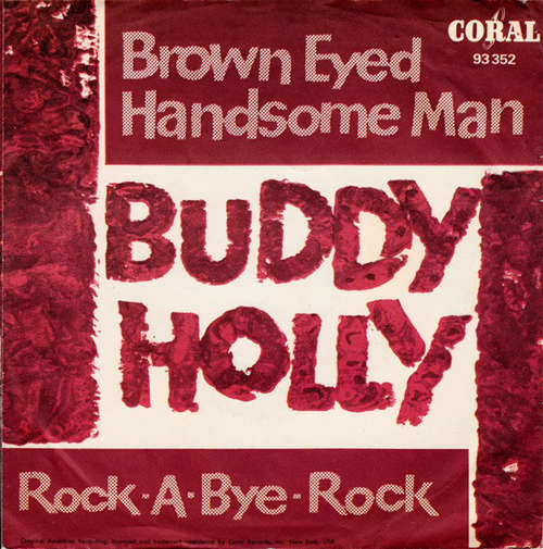 Cover Buddy Holly - Brown Eyed Handsome Man / Rock-A-Bye-Rock (7, Single) Schallplatten Ankauf