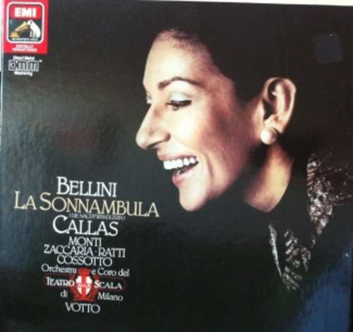 Cover Callas* - Bellini* - La Sonnambula  (2xLP, Mono, RM + Box) Schallplatten Ankauf