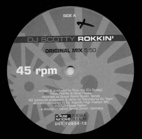 Cover DJ Scotty* - Rokkin (12) Schallplatten Ankauf