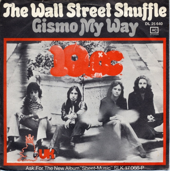 Cover 10cc - The Wall Street Shuffle / Gismo My Way (7, Single) Schallplatten Ankauf