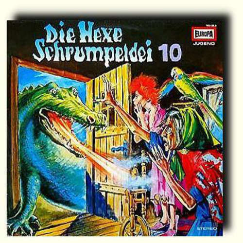 Cover Eberhard Alexander-Burgh - Die Hexe Schrumpeldei (10) Und Die Drachenhexerei (LP) Schallplatten Ankauf