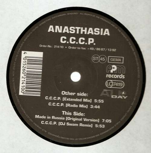 Bild Anasthasia - C. C. C. P. (12) Schallplatten Ankauf