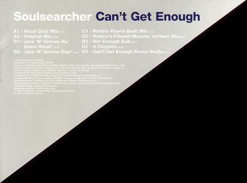 Cover Soulsearcher - Can't Get Enough (2x12) Schallplatten Ankauf