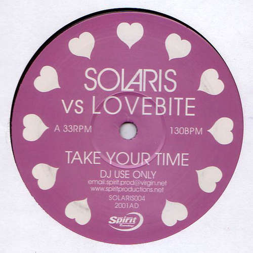 Cover Solaris vs. Lovebite* - Take Your Time (12, Promo) Schallplatten Ankauf