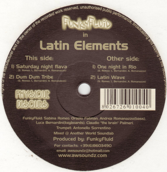 Cover Funky Fluid - Latin Elements (12) Schallplatten Ankauf