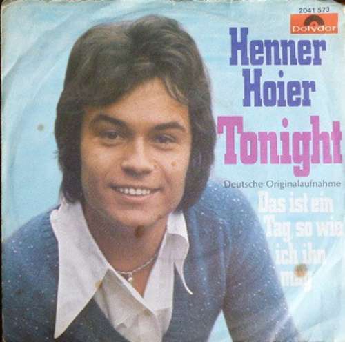 Cover Henner Hoier - Tonight (7, Single) Schallplatten Ankauf