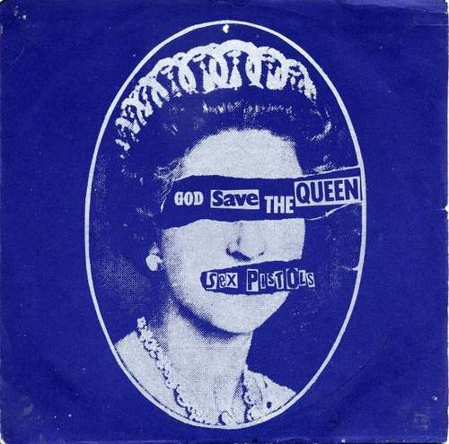 Cover Sex Pistols - God Save The Queen (7, Single, Sil) Schallplatten Ankauf